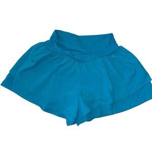 MMe to We Teal Flowy Shorts Women’s Medium NWT Lined Lightweight Summer